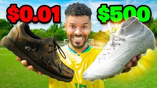 $0.01 FOOTBALL BOOTS VS $500 FOOTBALL BOOTS