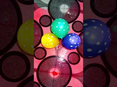 Red Yellow Blue Balloon Pop Reverse Video Asmr #balloon #poppballons #funny
