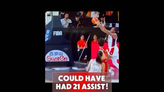 CAITLIN CLARK COULD’VE HAD 20+ ASSISTS! #caitlinclark #wnba #shorts