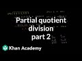 Partial Quotient Method in Division