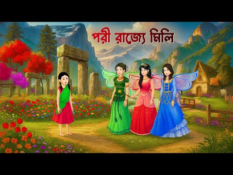 পরী রাজ্যে মিলি  | Pori Rajye Mili | Rupkothar Golpo | Bengali Fairy Tales Cartoon | Golpo Konna