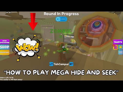 How to play MEGA HIDE AND SEEK in Roblox! 💥#roblox #robloxgames #robux