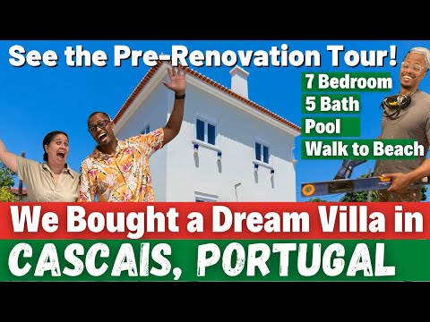 We Bought a DREAM Villa in Portugal (See the Pre-Renovation Tour!)