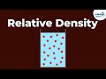 Relative Density Concepts and Calculations