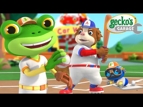 Batter Up! Baseball Showdown | Gecko's Garage | Trucks For Children | Cartoons For Kids