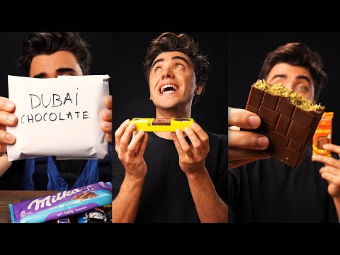 Best of My Dubai Chocolate TIKTOK Mukbang ASMR Compilation