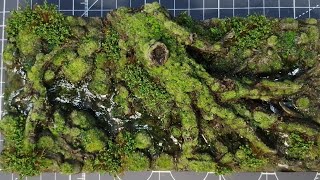 Mossy forest diorama - photo flipbook resource (not a tutorial video!)