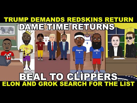 Comedy Sports Mash! - Dame to Portland; Trump wants Redskins name back; Bronny & LeBron; Beal to LAC