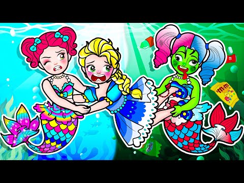 [🐾paper dolls🐾] Elsa War Rapunzel : Who Wins |  Rapunzel Family