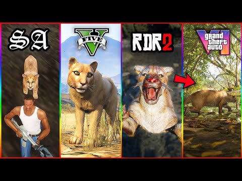 Hunting Cougars in GTA & RDR Games | Evolution