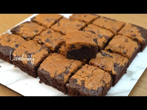 BROOKIES ini Lagi Ramai yang bikin BROWNIES COOKIES garing & lembut