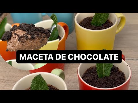 RECETA MACETA DE CHOCOLATE