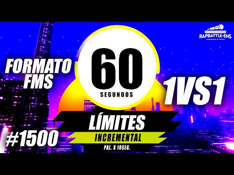 🎤 Formato FMS 1VS1 🔥 Base de Rap Para Improvisar Con Palabras | ENTRENAMIENTO FMS #1500