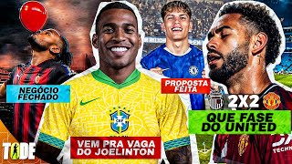 🚨 UNITED DÁ VEXAME l NKUNKU É DO MILAN l GARNACHO INDO PRO CHELSEA l JEAN LUCAS CONVOCADO e+