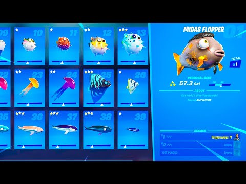 *PEZ MIDAS* Guía COMPLETA de PECES!! 🐟 Fortnite: battle royale (Temporada 4)