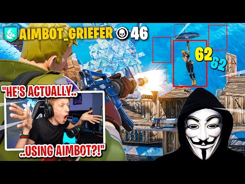 I caught a HACKER using AIMBOT in my custom scrims in Fortnite... (I confronted him)