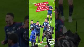 GABRIEL JESUS CALLS HIS MUM, THEN GOD #arsenalawayfans