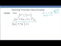 Factoring Trinomials: A Comprehensive Guide