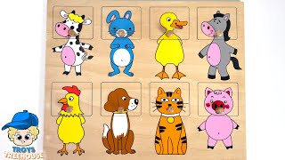 Can You Match Farm Animal Heads and Bodies?