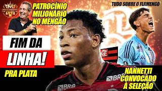 🔥 FIM DA LINHA: PLATA SERÁ VENDIDO! SURPRESA! GOLEIRO DO FLAMENGO CONVOCADO! PATROCÍNIO MILIONÁRIO