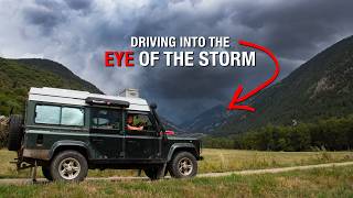 HUGE STORM nearly FLOODED our Land Rover! | The Trans-Pyrenean Trail - Ep 2