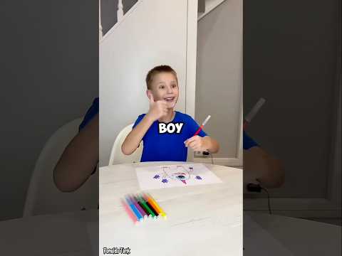 Mother filled her son's felt-tip pens with fruit paints 🤯👍