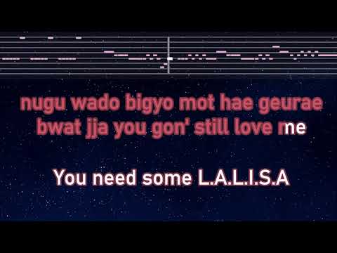 Romanized Karaoke♬ LALISA – LISA 【With Guide Melody】 Instrumental