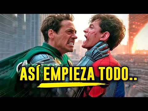 AAHH Así comienza Doomsday con Robert Downey Jr eliminando a Kang, Tom Holland Spider-Man 4 Avengers