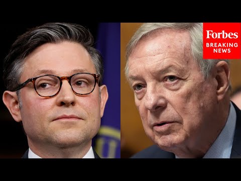 YouTube video thumbnail: 'Not Sure What They're Doing': Dick Durbin Shreds House GOP For Remaining Recessed During Shutdown