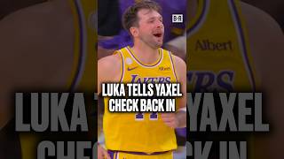 Luka wanted Yaxel guarding him 😳