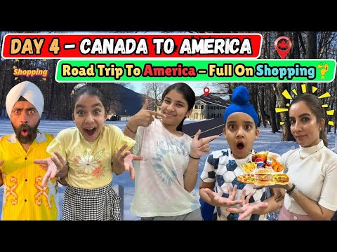 Canada To America - Road Trip To America - Full On Shopping | RS 1313 VLOGS |