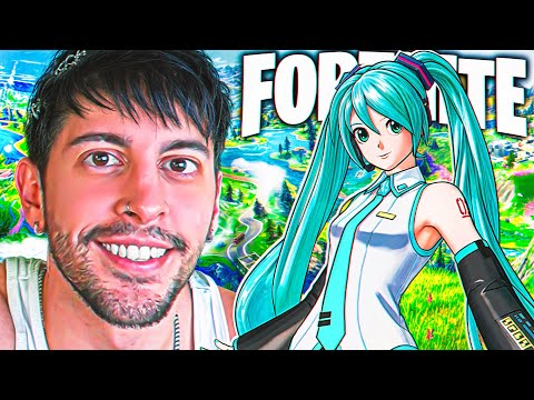 JUGUÉ CON HATSUNE MIKU EN FORTNITE 🌸