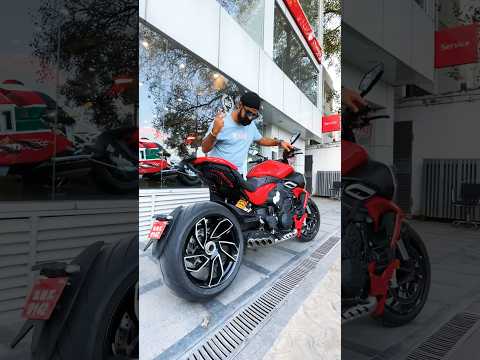Installed 7 lakh ka Akrapovic Exhaust in this 30 lakh ki Ducati Diavel V4 #ducati #sound #check