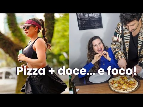 Aproveitei meu final de semana (pizza + doce+ corrida) e não perdi o foco!
