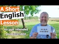 Understanding Lesson Content and Puns