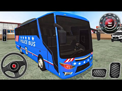 Real Police Bus Simulator - Ultimate Cop Bus Prisoner Transporter Driver - Android GamePlay