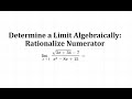 Understanding Limits of Rational Functions