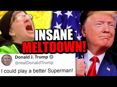 Leftists LOSE THEIR MINDS After Trump's HILARIOUS Superman Movie Reaction!