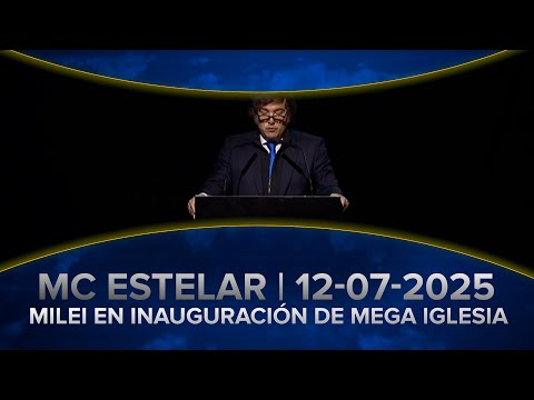 🔴 EN VIVO | MILEI asiste a inauguración de MEGA IGLESIA
