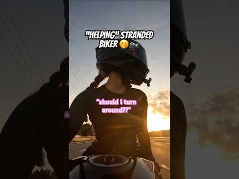 do you think his wife was mad?😭 #bikergirl #motovlog #motorcycle