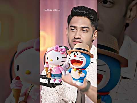 Fun with doraemon & Thugesh 😂 || @The_MotorMouth @Thugesh || #shorts #podcast