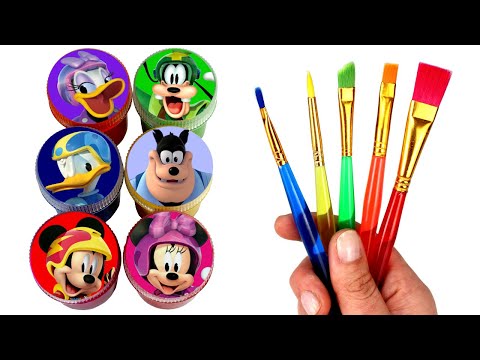 Drawing and Painting Mickey Mouse and Friends Roadster Racers for Kids