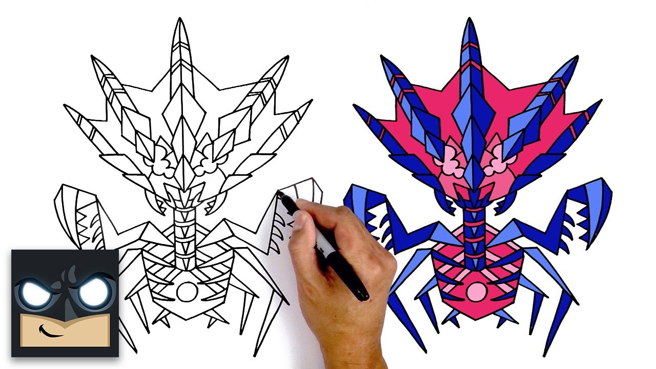 How To Draw Eternatus - Legendary Pokemon