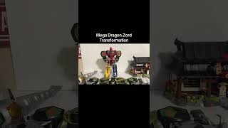 Megadragonzord Transformation #powerrangers #mmpr #dragonzord #megazords #toys #gogopowerrangers