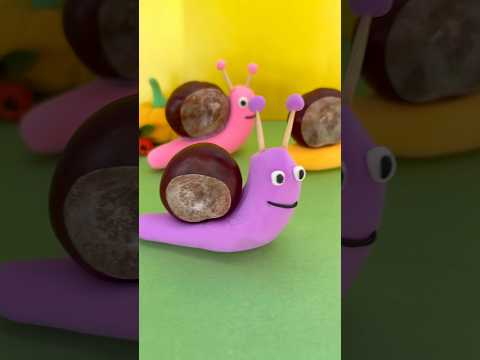 Поделки Из Природного Материала #поделки #лепка #shorts