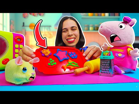 Todo mundo gosta dos doces!🍰 Vamos ver o que Peppa e George prepararam para você!☺️