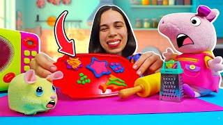 Todo mundo gosta dos doces!🍰 Vamos ver o que Peppa e George prepararam para você!☺️
