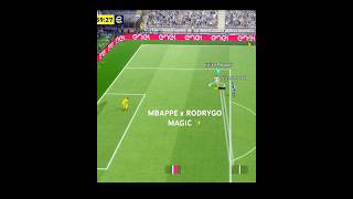 Kylian Mbappé + Rodrygo Amazing Pass Goal 🤯⚽ | Beautiful Teamwork #mbappe