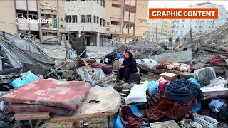YouTube video thumbnail: Gazans Skeptical at new Trump Deal as Israel Steps up Attacks