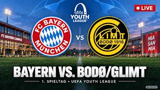 🔴 FC Bayern U19 - Bodo/Glimt U19 | UEFA Youth League LIVE | 1. Spieltag
